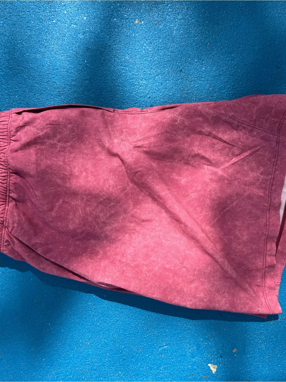 lululemon athletica Men's Washed Maroon Athletic Shorts